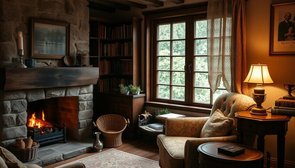 english cottage living room
