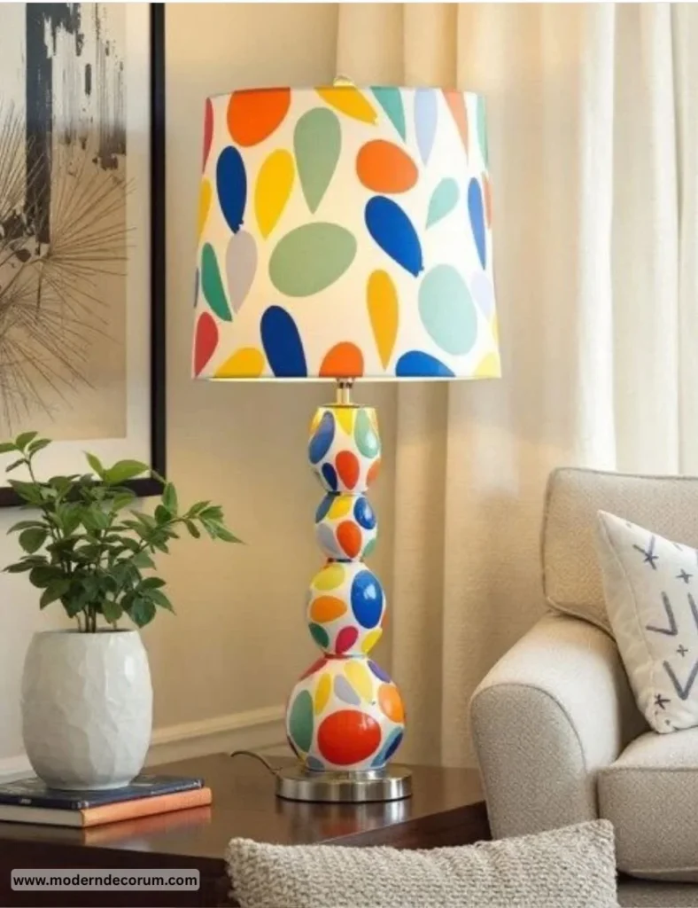 COLORFUL TABLE LAMP