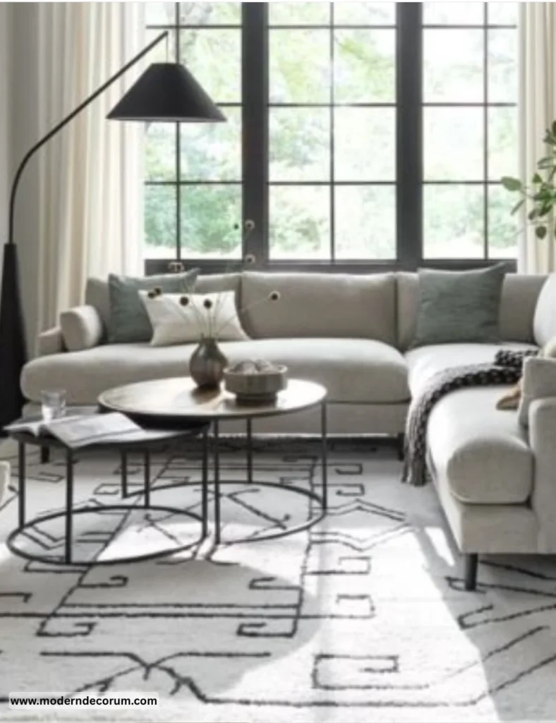 GATHER NATURAL LIVING ROOM Cozy natural living room inspired by GATHER design principles with earthy tones.