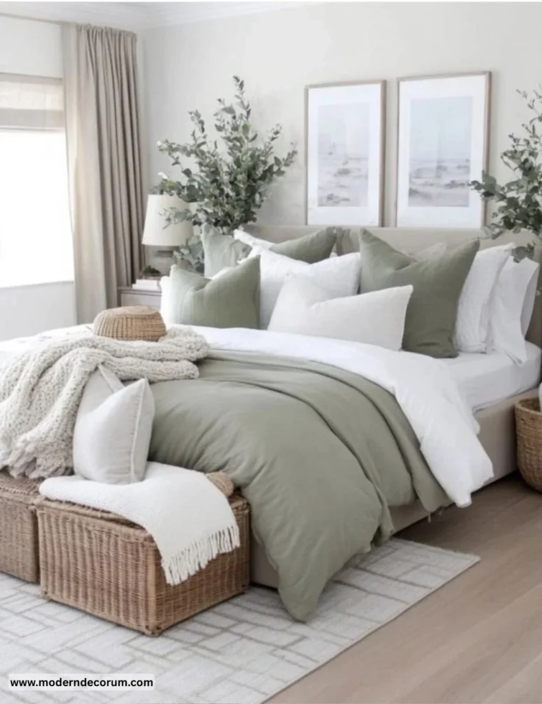 10 INVITING SAGE GREEN BEDROOM DECOR IDEAS Inviting sage green bedroom decor ideas for a calming and stylish retreat