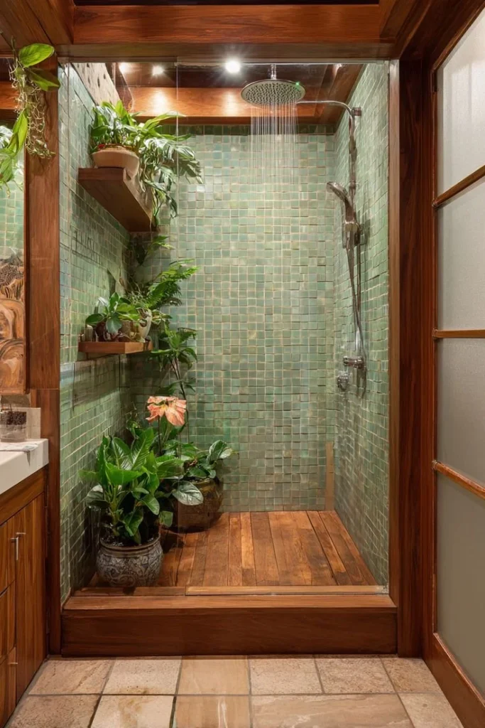Stylish half wall shower design ideas for modern bathrooms