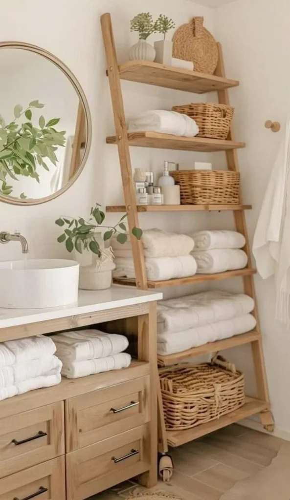 Bathroom Organization in 2025 | Farmhouse bathroom decor, Bathroom interior design, Farmhouse bathroom decor ideas Stylish farmhouse bathroom organization and decor ideas for modern interiors