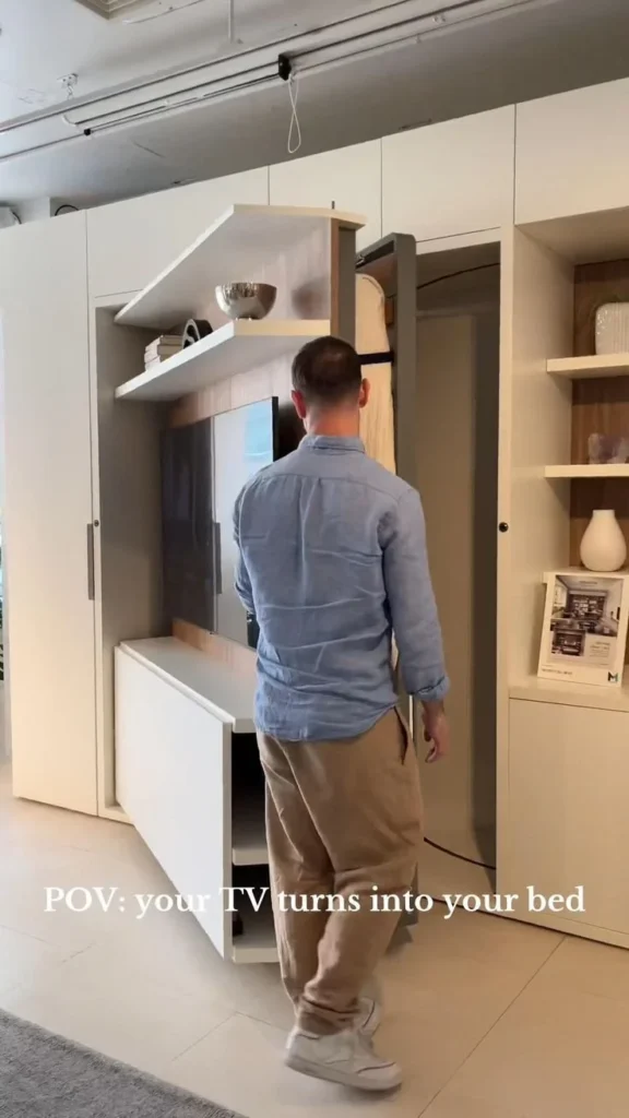 LGM Wall Bed system showcasing elegant, space-saving design for modern living.