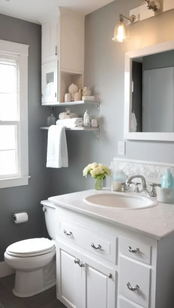 Stylish black and white bathroom design inspiration for 2025 aesthetic.