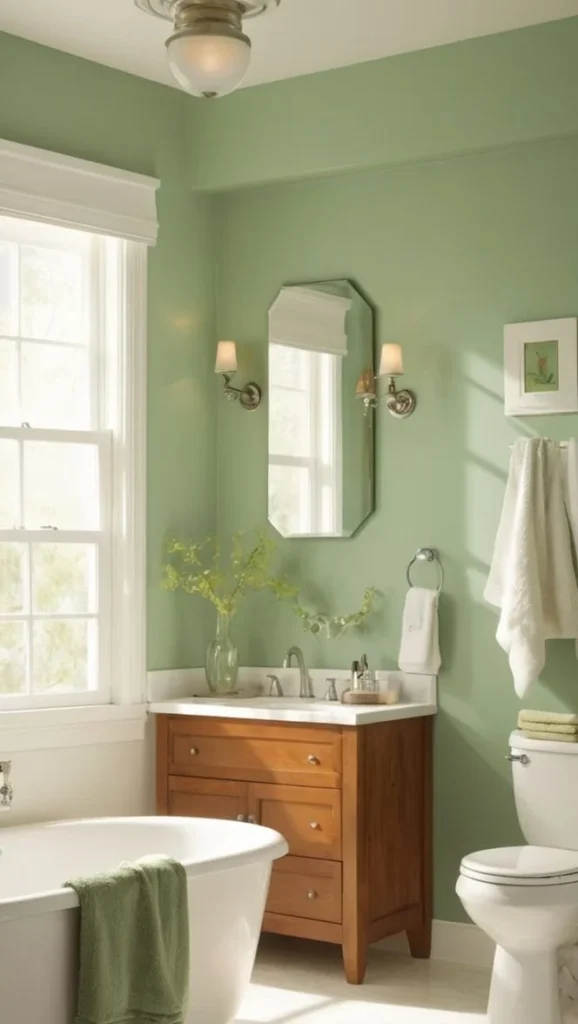 +10 Ideas For green aesthetic bathroom inspo 2025 Stylish green aesthetic bathroom decor ideas for 2025 inspiration