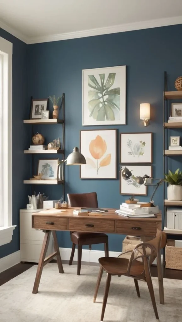 Stylish home office setup for men with modern decor and functional design ideas.