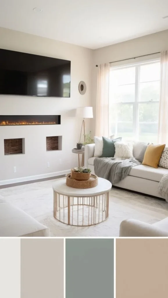 +10 Ideas For minimalist living room tv wall inspo 2025 Minimalist living room TV wall design inspiration for 2025