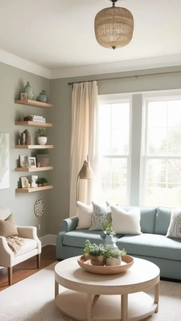 Minimalist living room shelf decor ideas for 2025 inspiration.