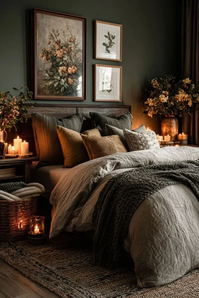 Cozy bedroom ideas featuring soft decor and calming colors for a restful ambiance.