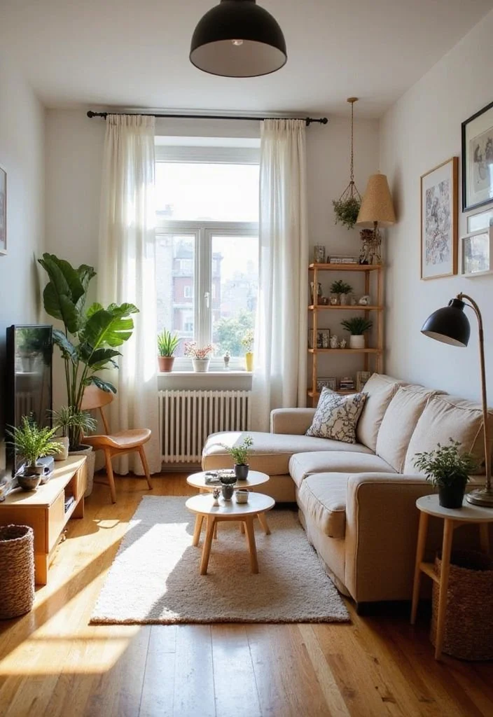 19 Space-Saving Decor Hacks for Small Apartments (You’ll Love #8!) - Crafted by Grain | Timeless Handcrafted Woodworking Creations Space-saving decor hacks for small apartments - creative and functional designs.