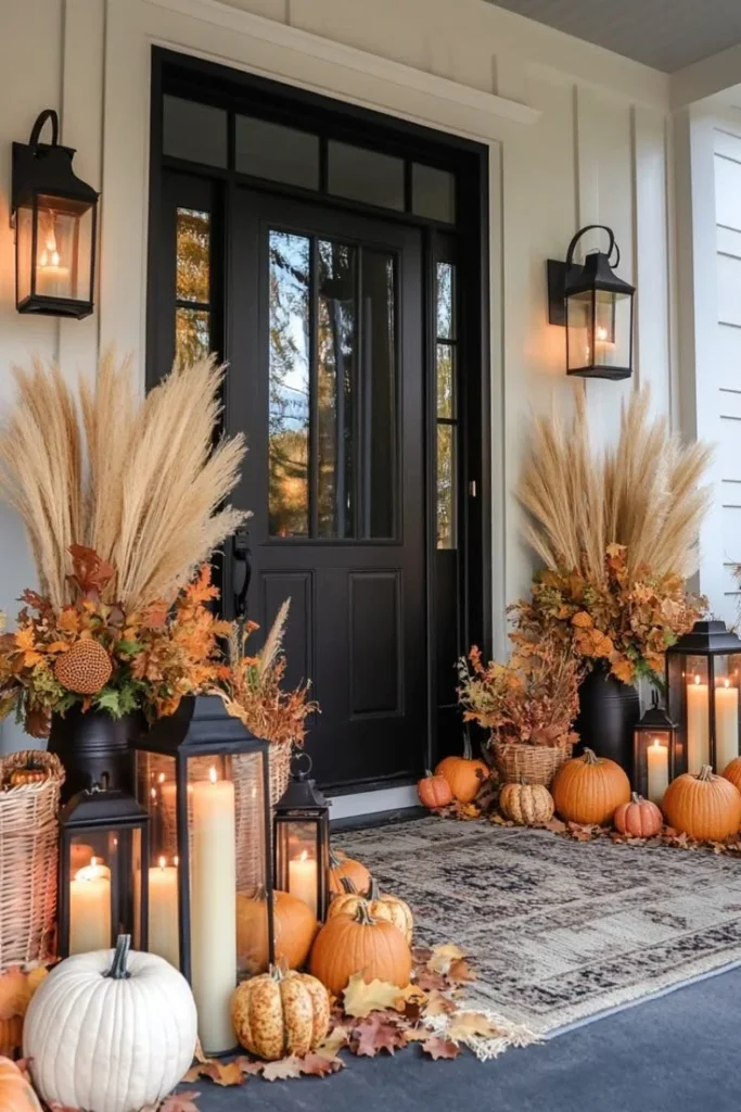 41 Cozy, Cute & Rustic Fall Planters for the Front Porch Cozy and rustic fall planters adorned for a front porch