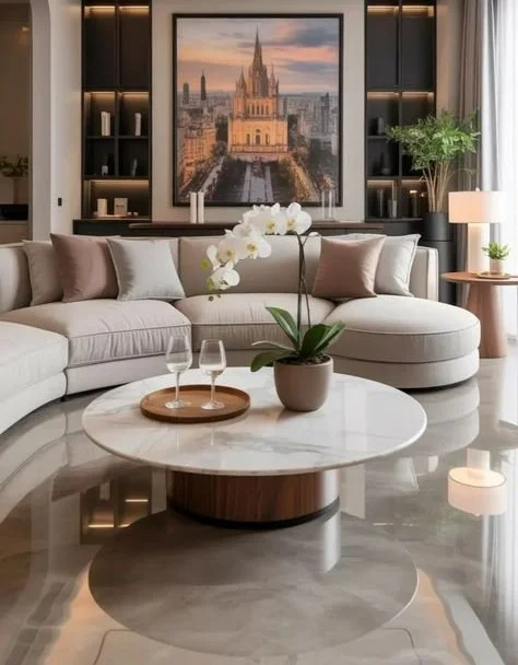 2026 modern sofa table designs featuring coffee tables and marble round tables.