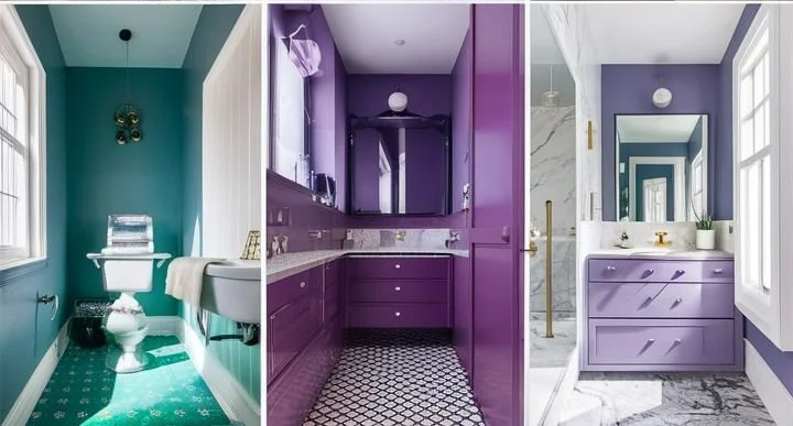 Beautifully designed purple bathroom aesthetic ideas for modern spaces