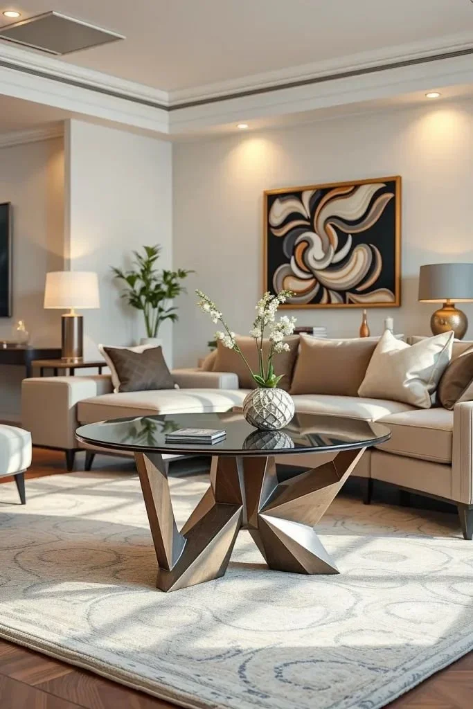 Modern sofa table design featuring statement legs and bases for 2026.