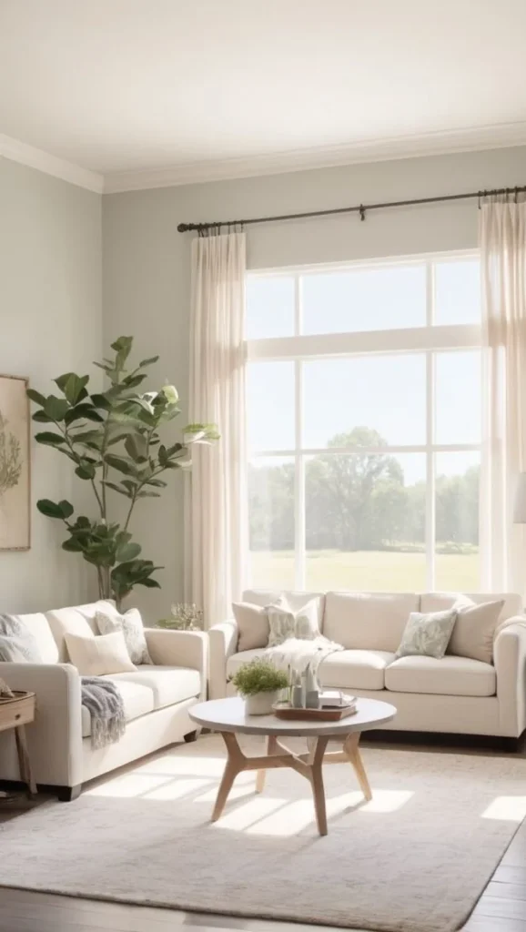 Stylish minimalist farmhouse living room inspiration for 2026