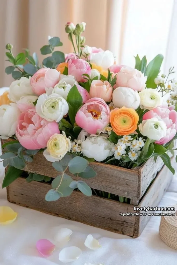 Beautiful spring flower arrangements showcasing vibrant blooms and fresh designs