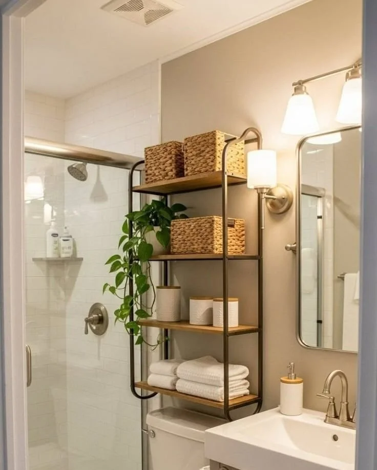 Creative small bathroom storage solutions to organize essentials and save space.