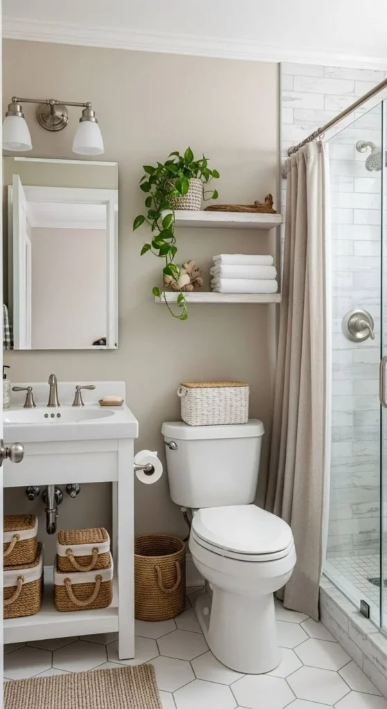 Small bathroom storage solutions for organizing and decluttering your space