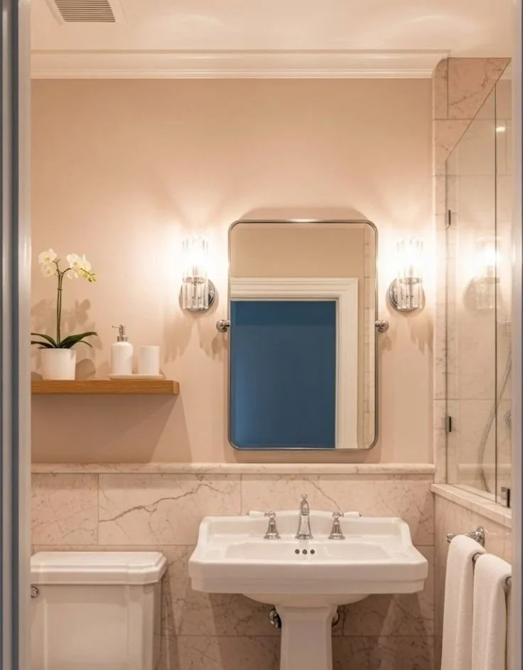 21 Pink Marble Bathroom Designs That Exude Elegance Elegant pink marble bathroom design showcasing luxury and stylish decor