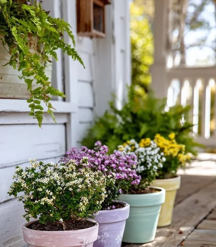 Colorful spring decorations for a fresh and vibrant ambiance in home decor.