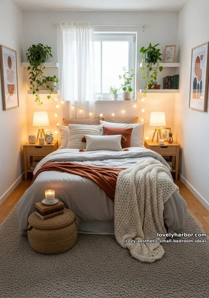Cozy aesthetic small bedroom ideas for a comfortable and stylish retreat in 2026.