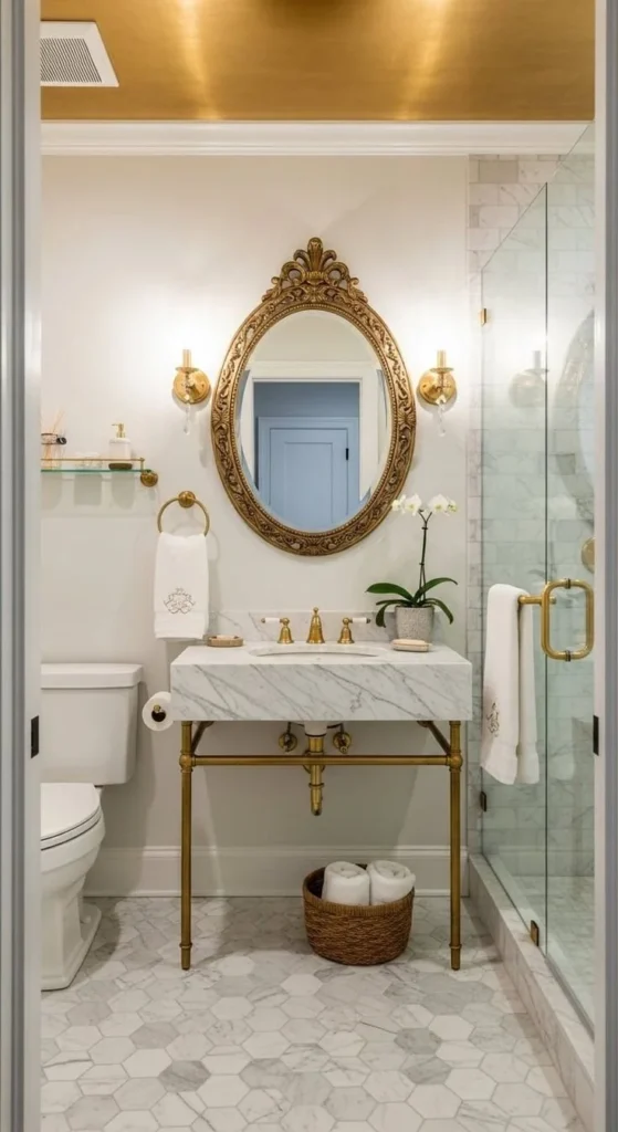 Variety of small bathroom vanity options showcasing different styles and designs