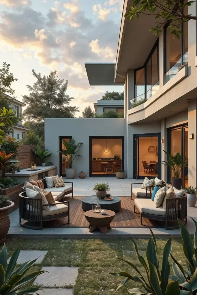 Stylish outdoor back patio ideas for modern design in 2026.