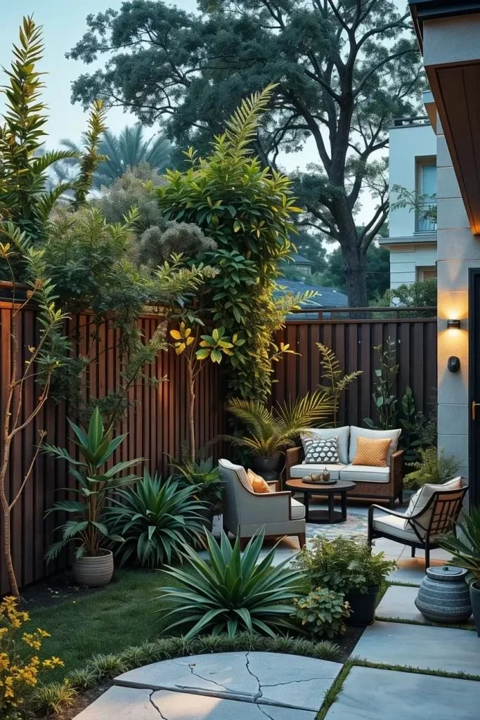 Backyard Fence Landscaping Ideas 2026: Privacy-Focused Backyard Fence Landscaping Ideas Beautiful backyard fence landscaping showcasing privacy-focused designs for 2026.