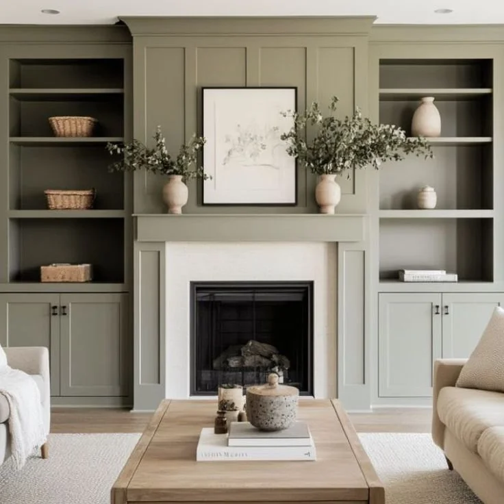 Cozy living room with stylish fireplace ideas for a warm atmosphere