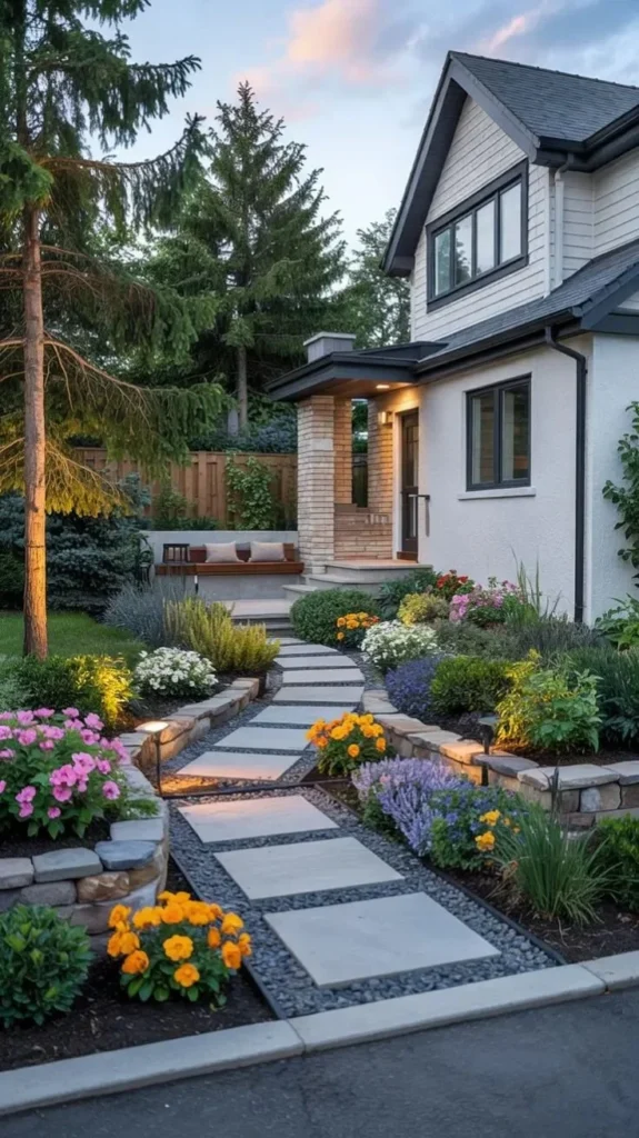 Beautiful front yard landscaping ideas showcasing 2026 trends and styles.