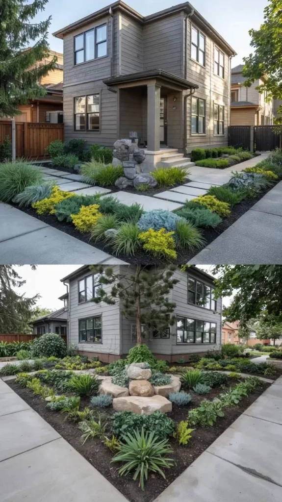 Modern front yard landscaping ideas for 2026 - low maintenance and budget-friendly