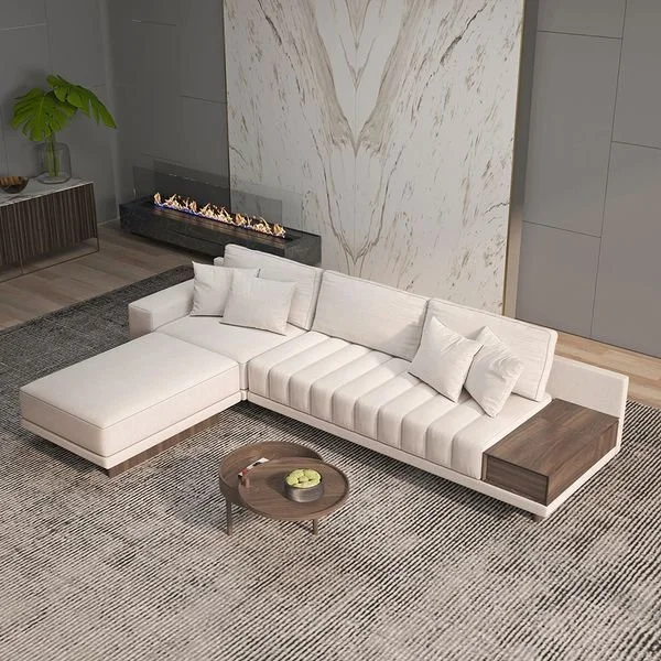 Luxury L-Shape Sofa enhancing a stylish living room design
