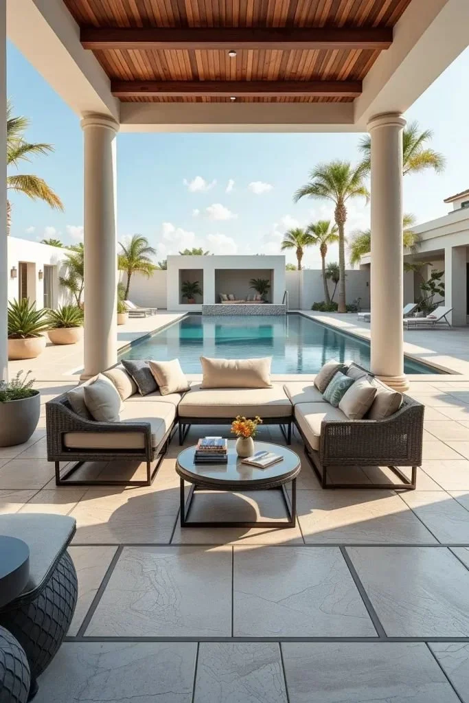 Elegant outdoor sofa designs ideal for poolside relaxation in 2026