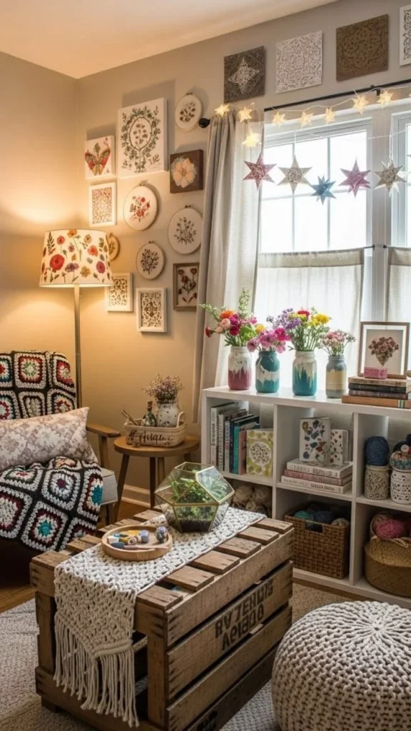 Cozy living room with inspiring DIY decor ideas for a personalized touch.