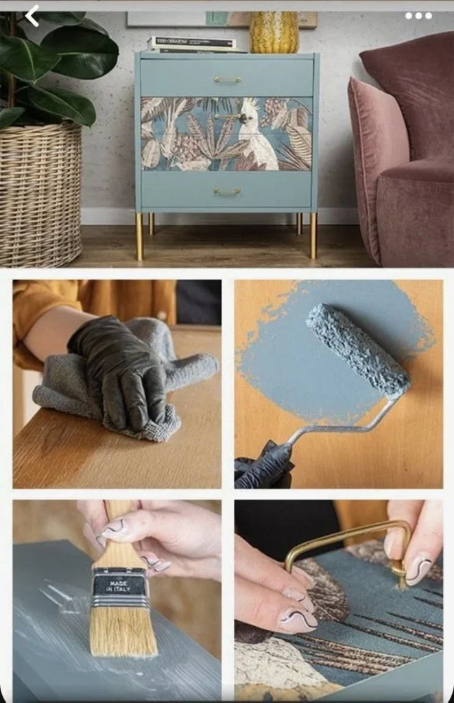 DIY Furniture Makeovers: Wallpaper Edition DIY furniture makeovers with wallpaper for stylish home decor