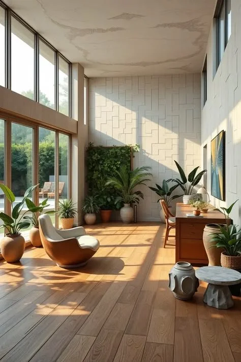 Modern garden room extension showcasing biophilic design elements in 2026.