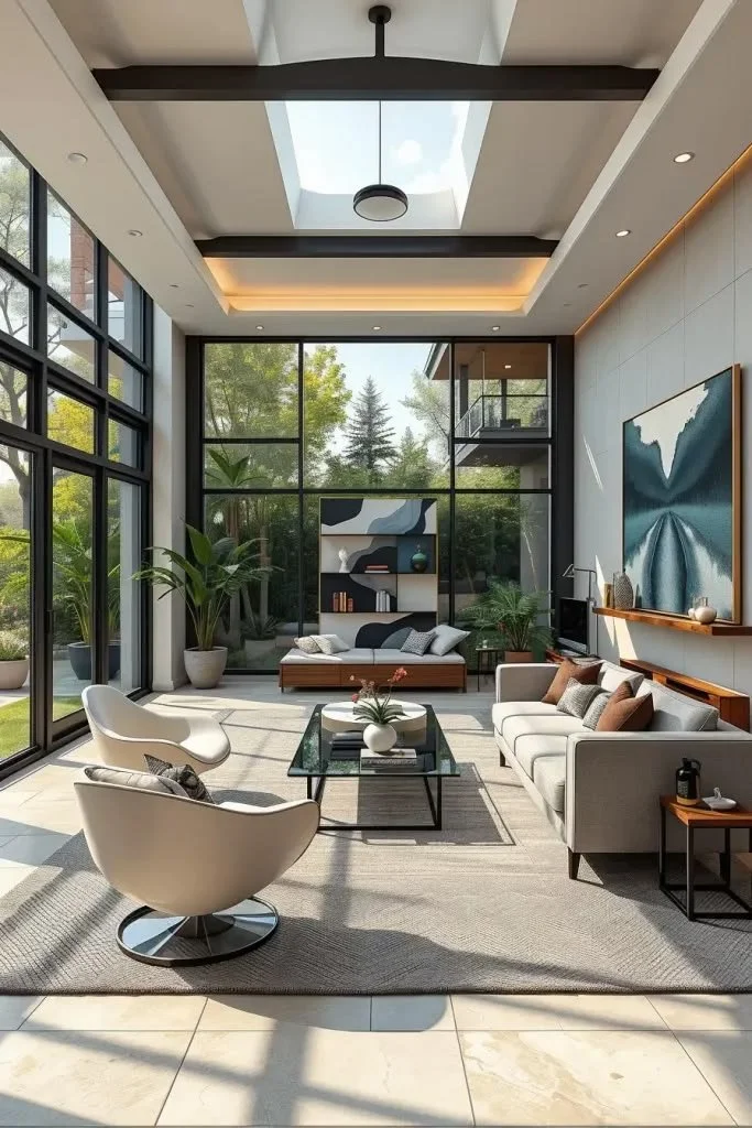 Modern garden room extensions featuring designer furniture and decor ideas for 2026.