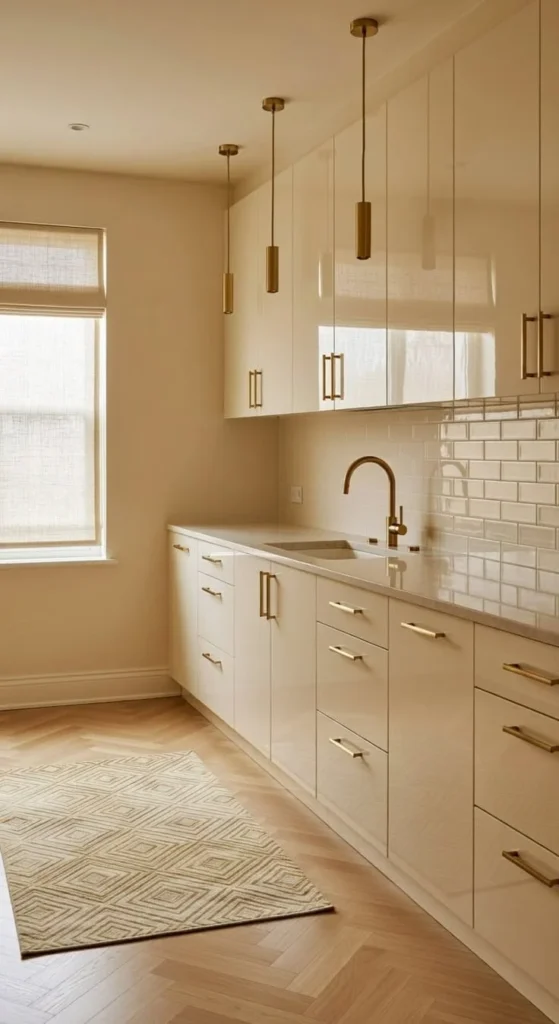 23 Stylish High Gloss Kitchen Cabinets Designs That Shine Beautifully Elegant high gloss kitchen cabinets in stylish designs for modern kitchens