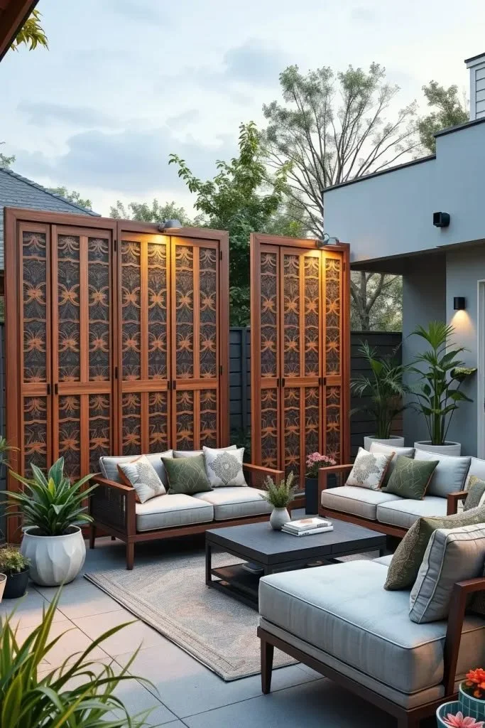 Backyard Privacy Ideas 2026: Portable Privacy Screens For Flexible Backyard Layouts Portable privacy screens for backyard privacy and flexible layouts in outdoor spaces.