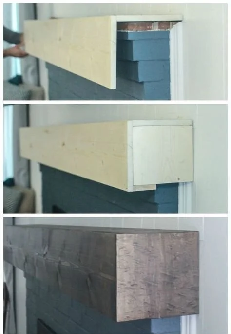 Chic DIY Fireplace Mantel Ideas Chic DIY fireplace mantel ideas to elevate home decor.