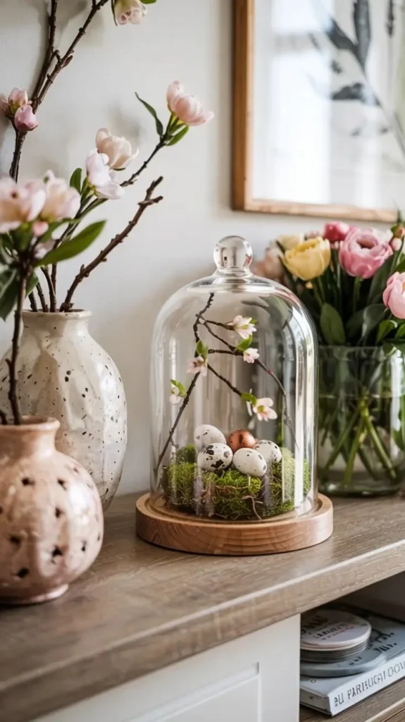 Easter decor centerpiece ideas transitioning to spring for dining rooms