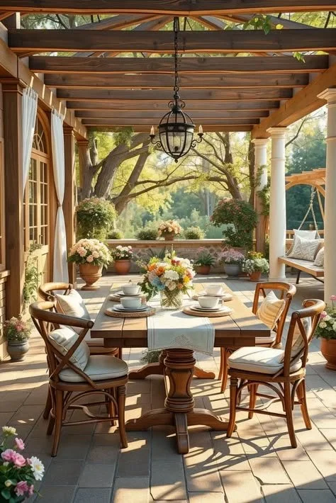 Farmhouse-Style Patio Ideas 2026: Seasonal Farmhouse Patio Styling for Spring and Summer 2026 Stylish farmhouse patio ideas for spring and summer 2026 decor inspiration.
