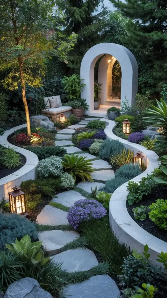 Garden Aesthetic Ideas 2026 - Witchy Outdoor Backyard Inspiration Witchy outdoor backyard with unique garden aesthetic elements for 2026.