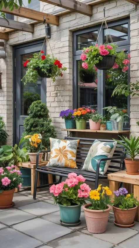 Summer Patio Decor Ideas 2026 - French Country, Rustic And Front Porch Decorating Inspiration Summer patio decor ideas showcasing French country and rustic styles for 2026