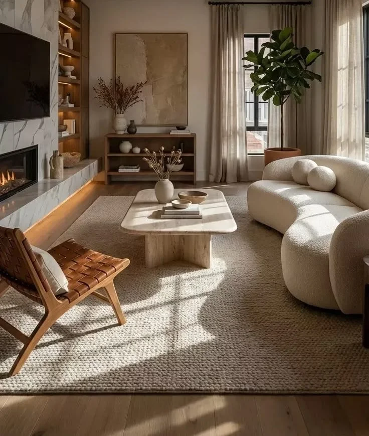 Blush sunset themed DIY room makeover showcasing cozy decor and vibrant colors