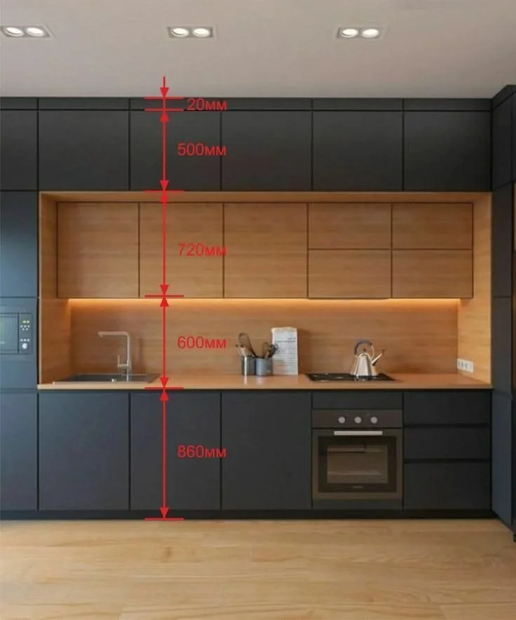 Modern kitchen cabinet dimensions guide for smart space utilization